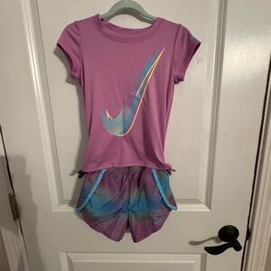 Nike Kids Matching Set in Purple and Blue
